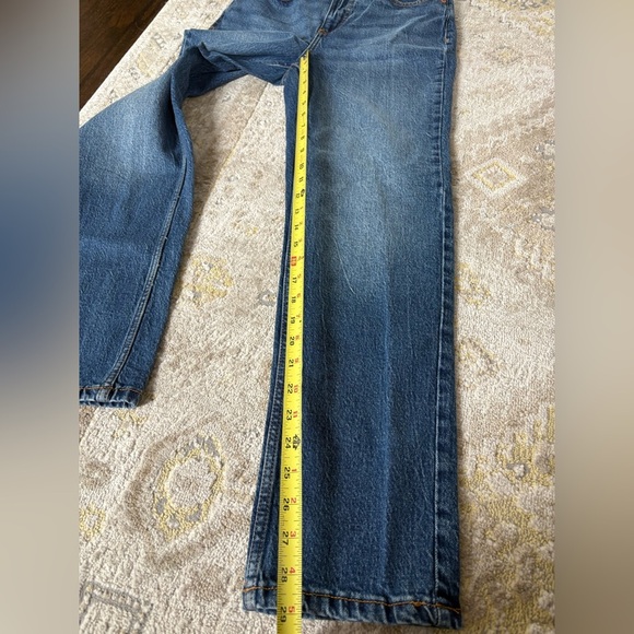 On 34th Straight High Rise Leg Jean - Picture 10 of 10